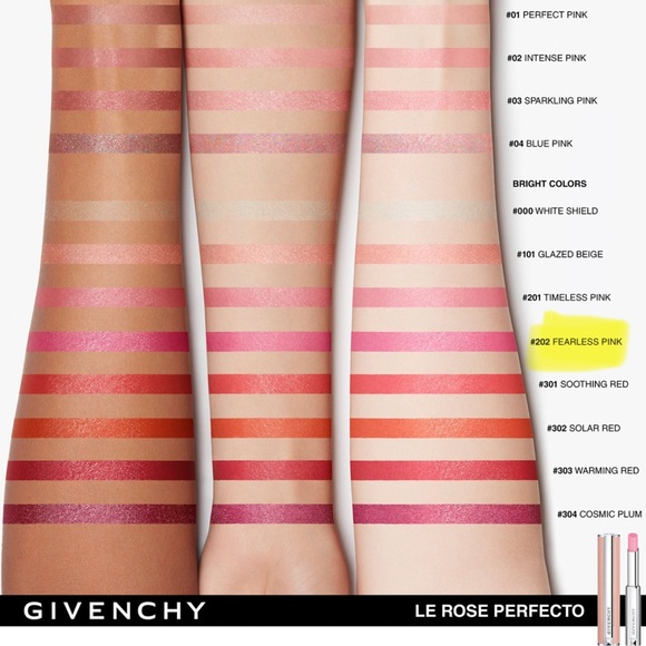 🆕 NWOB GIVENCHY Le Rouge Perfecto #202 Fearless Pink - Picture 3 of 7